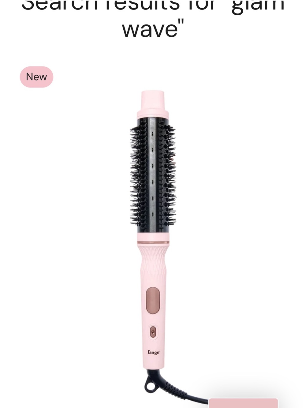Lange Pink Hot Air Round Brush Styler